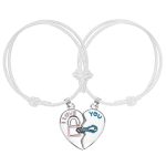 Bracelet Coeur en Deux Partie