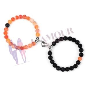 Bracelet perle duo couple