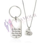 Porte-Clé Collier Père et Fille