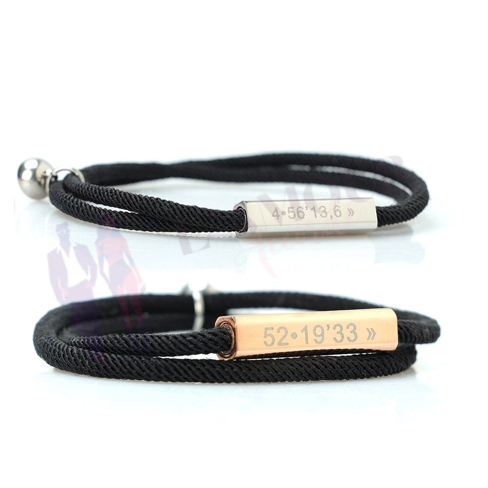 Bracelet Couple Personnalisé – Image 2
