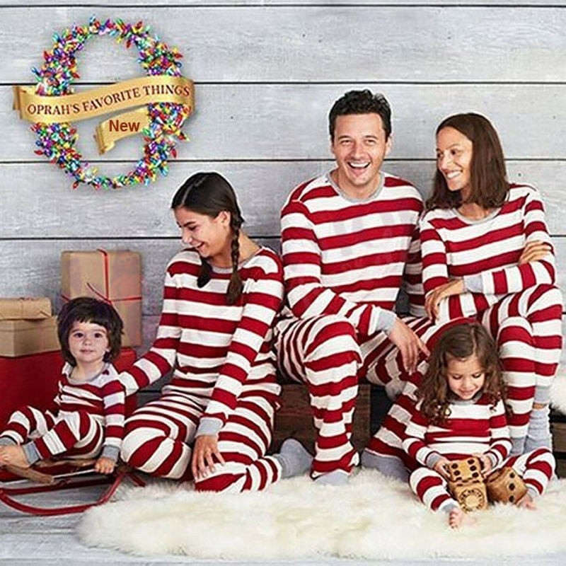 Pyjama Rayure Homme Femme – Image 7