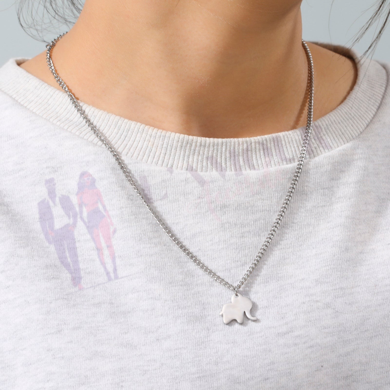 Pendentif Eléphant Bébé Maman – Image 8