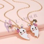 Collier lapin pour filles