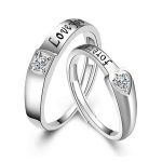 Bague amour couple