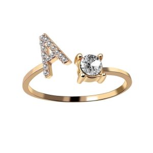 bague lettre a