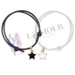 Bracelet Couple Etoile Cordon