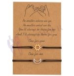 Bracelet Lune Soleil Couple