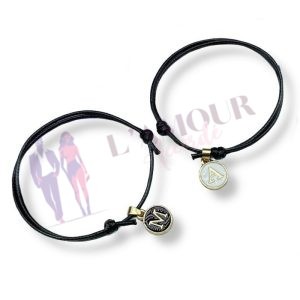 Bracelet Pendentif Lettre