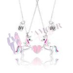 Collier Amitié Licorne aimanté