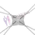 Collier d'amitié à 4