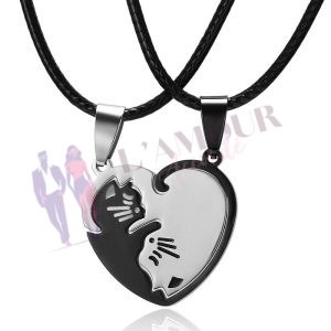 Collier d'Amitié pour 2 (Chat)