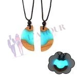 Collier Résine Couple
