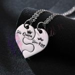 Pendentif Puzzle King Queen Couple