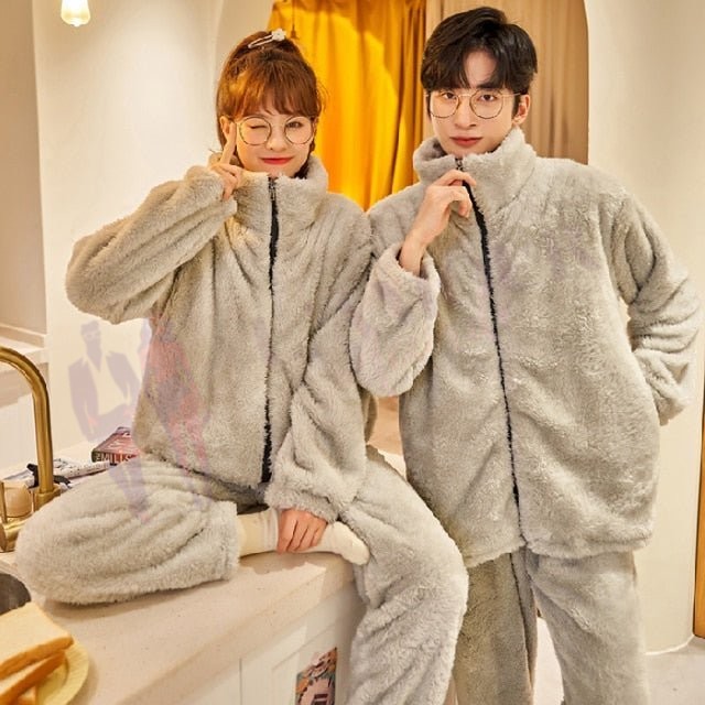 Pyjama Polaire Couple Zip – Image 3