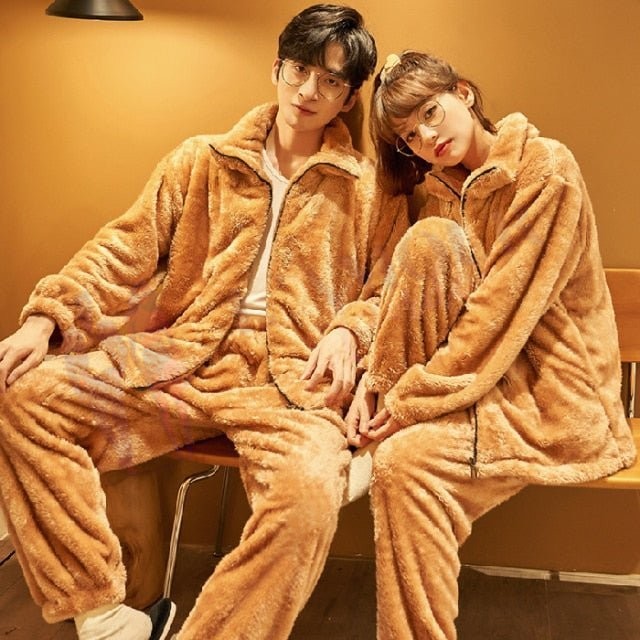 Pyjama Polaire Couple Zip – Image 7