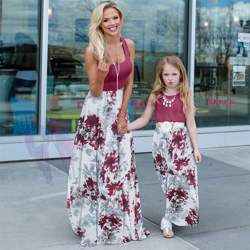 Robe Bordeaux Fleurie – Image 2