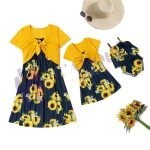 Robe Motif Tournesol