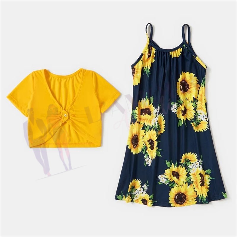 Robe Motif Tournesol – Image 5