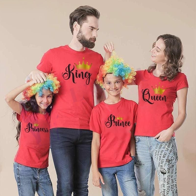 t-shirt-famille-king-queen-prince-princess-947546 T-shirt famille king queen