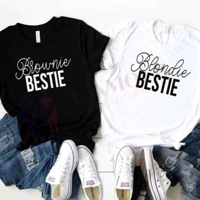 T-shirt Femme Blonde Brune BFF – Image 4