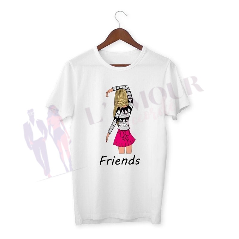 T-shirt Meilleure Amie Couleur – Image 6